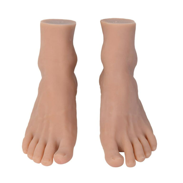 Child Silicone Feet Silicone Mannequin Silicone Lifesize Child Mannequin  Foot 1 Pair Display Jewerly Sandal Shoe Sock Display Art Sketch Foot Toys