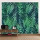 thumbnail image 5 of Tapiz de pared de bosque bohemio hecho a mano, 150 x 150 cm, diseño natural., 5 of 8