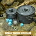 thumbnail image 2 of Mini Réchaud de Camping Portable pour la Cuisson en Plein Air, Fourneau à Alcool Coupe-Vent, Réchauds de Camping pour la Randonnée, Pique-Nique, Camping de Survie, 2 of 7