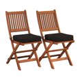 thumbnail image 3 of CorLiving Miramar Hardwood Outdoor Dining Set, 7pc, 3 of 8