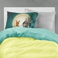 thumbnail image 2 of Halloween Scary Bull Terrier Red Fabric Standard Pillowcase, 2 of 2