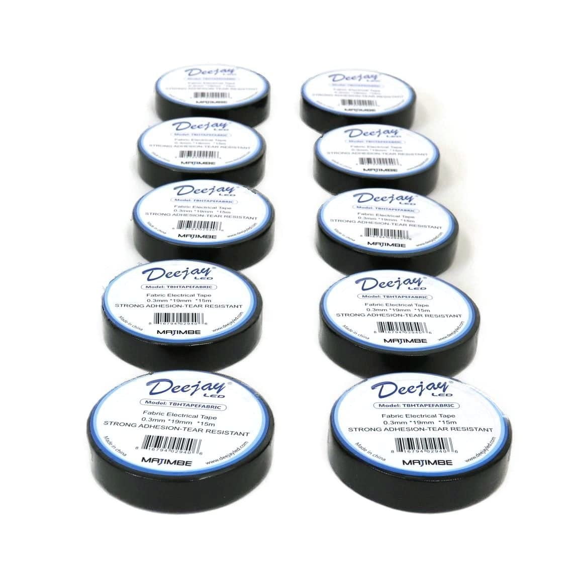 DEEJAYLED Fabric Tape 10 Rolls