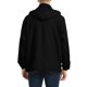 thumbnail image 4 of Chaqueta impermeable de manga larga Gibobby para Mujer con capucha cortavientos y bolsillos Negro L, 4 of 4