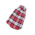 thumbnail image 1 of Methold Camisa a cuadros para mascotas, suministros para mascotas, camisetas para perros, camisa cálida para cachorros, otoño e invierno, sin hebillas, Type3 NO3 Methold PT003817-09B, 1 of 6