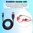 thumbnail image 4 of Cable de carga de auriculares para el kit AfterShokz Aeropex AS800/OpenComm ASC100 (1 m), 4 of 8