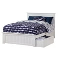 thumbnail image 3 of Nantucket Platform Bed with Matching Foot Board with 2 Urban Bed Drawers, Multiple Colors, Multiple Sizes, 3 of 4