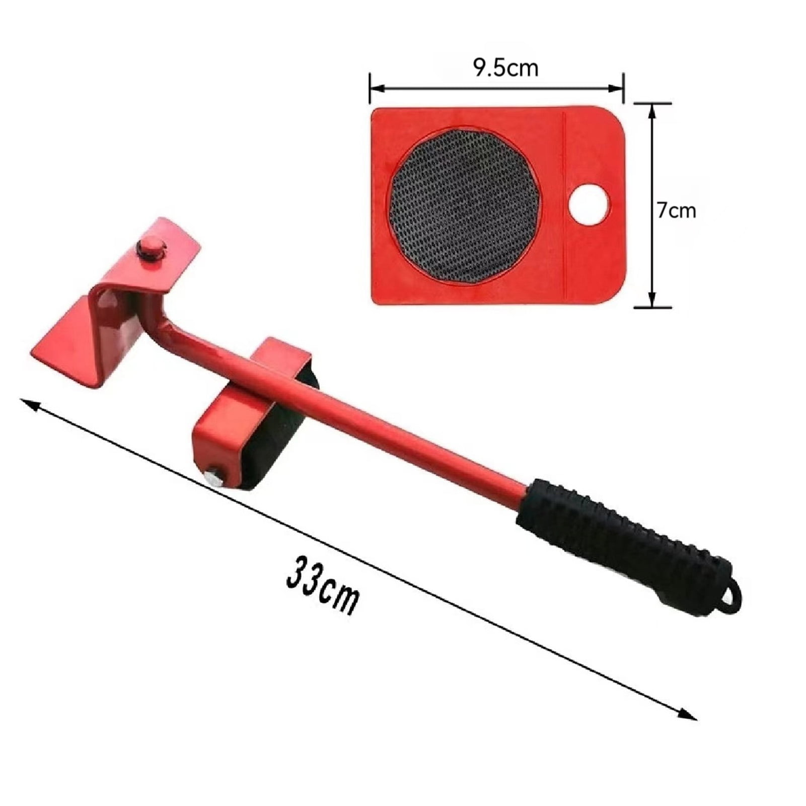 Callipe 1 Set Furniture Mover with 8 Wheels Heavy Duty Furniture Lifter Strong Load Bearing Appliance Roller Furniture Moving Dolly Slider Tools