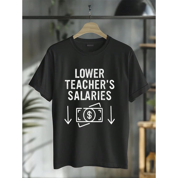 Lower Teacher's Salaries Apparel T-Shirt