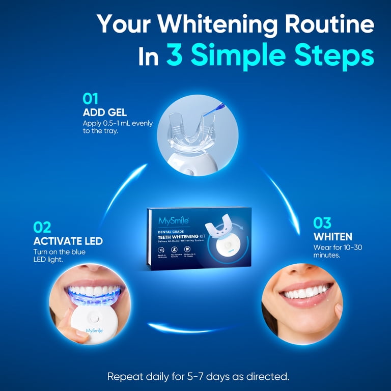 MySmile Teeth Whitening Kit with 5-LED Light and Gel photo 8