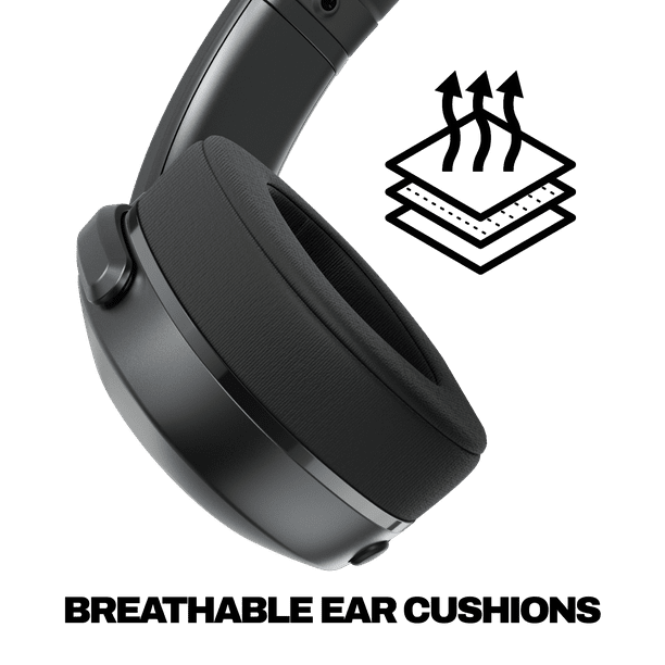 【新品未使用】SKULLCANDY CRUSHER WIRELESS BLACK Skullcandy Crusher Evo Bluetooth Over-Ear Headphone - True Black