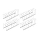 thumbnail image 5 of 4 piezas de rejillas para secar utensilios, rejillas para pan, escurridor multiusos de acero inoxidable para costillas Estante para platos de plata, 5 of 9