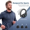 thumbnail image 4 of Auriculares inalámbricos Auriculares Bluetooth con reproducción de 80 horas Negro, 4 of 7