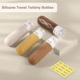 thumbnail image 3 of Travel Bottles for Toiletries, TSA Approved Travel Size Containers, 3oz Silicone Squeezable Bottles, BPA Free, Leakproof Travel Toiletries Bottles for Shampoo, Conditioner, 3 of 10
