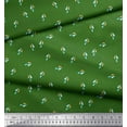 thumbnail image 2 of Soimoi Green Viscose Chiffon Fabric Colourful Water Drops Nature Printed Craft Fabric by the Yard 42 Inch Wide, 2 of 3