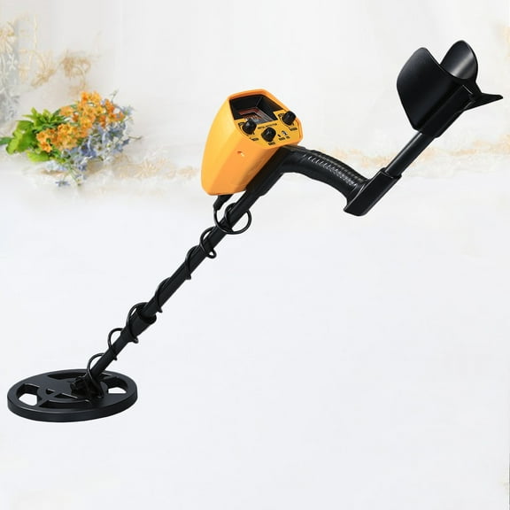 LIFKOME Portable Metal Detector with Adjustable Rod and Waterproof Probe Disc for AllMetal Mode Use Black ABS Aluminum Alloy
