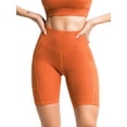 thumbnail image 6 of Women Summer Yoga Pants Slim Fit Solid Color Fitness Fifth Pants, 6 of 9