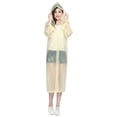 thumbnail image 1 of MasteelfCA Imperméable Transparent Poncho à Capuche Unisexe Portable Transparent pour Hommes Femmes (Jaune), 1 of 7