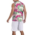 thumbnail image 2 of Sikiie Orchids Flowers Basketball Jersey Reversible Men's Mesh Athletic Sports Shirts Training Practice S-4XLSmall, 2 of 6