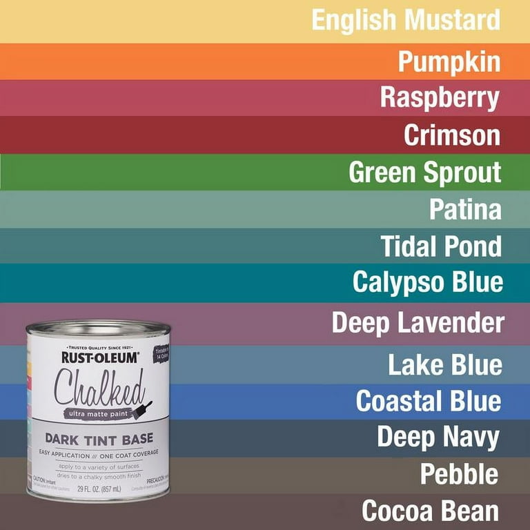 Chalk paint colors, Rustoleum chalk paint, Rustoleum chalk paint colours