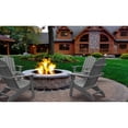 thumbnail image 2 of POLYTEAK Classic Collection Folding Adirondack Chair Grey, 2 of 5