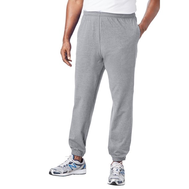 mens sweatpants elastic cuff at ankle