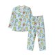 thumbnail image 1 of Balery Frog In Mermaid Pijama para Hombre de Dos Piezas con Manga Larga, Conjunto de Dormir y Descanso Suave con Bolsillos-Medium, 1 of 3
