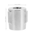 thumbnail image 2 of HONMEET Ergonomic Simple Design Silver Plastic Faucet Handle 1Pcs for Shower Valve Handle Replacement, 2 of 8