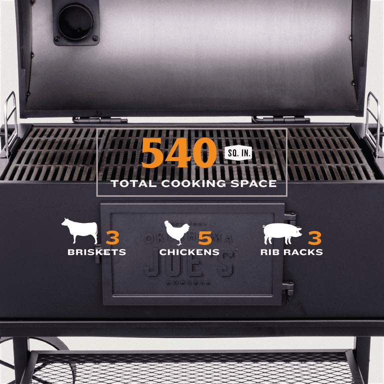 Oklahoma Joe's Judge Outdoor BBQ Charcoal Grill - Walmart.com