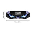 thumbnail image 3 of StlyGar Solar Demon Eye Light, LED Car Window Decor, Dynamic Animated Devil Eyes, Solar USB Rechargeable, Waterproof Wireless Suction Cup, Universal Fit for SUV Truck Van RV Motorcycle Windshield, 3 of 8