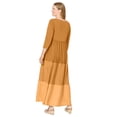 thumbnail image 2 of Woman Within Plus Size Colorblock Tiered Dress, 2 of 3