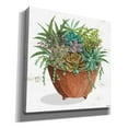thumbnail image 2 of Epic Graffiti 'Terracotta Succulents I' by Cindy Jacobs, Canvas Wall Art, 26"x26", 2 of 2