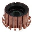 thumbnail image 1 of 1PC 8 x 26 x 17.6（17）mm 16P Teeth Gear Silver Copper Electric Motor Commutator, 1 of 1