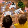 thumbnail image 7 of ArtCreativity Patriotic Stickers Pack, 100 Sheets, Red White Blue American Flag Theme for Kids Ages 3+, Classroom Crafts, Rewards, Party Favors, 7 of 7