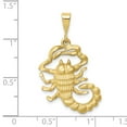 thumbnail image 2 of FJC Finejewelers 10 kt Yellow Gold Scorpio Zodiac Charm 35 x 20 mm, 2 of 6