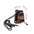thumbnail image 2 of OUNONA 1Set Earbuds Pouch Neck-hanging Design Leopard Crossbody Bag Polyester For Outdoor Use, 2 of 8