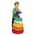 thumbnail image 3 of Excellerations - Anillo apilable de arcoíris de peluche gigante para niños, juego de aula para niños, 3 of 5