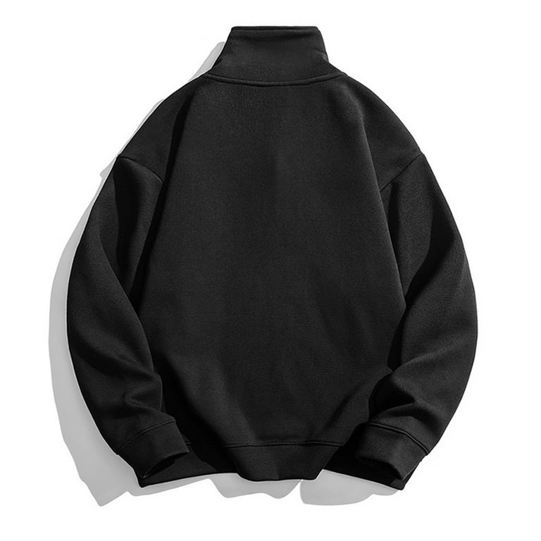 JUUYY Men's Quarter Zip Oversized Sweatshirt Casual Long JUUYY Men's Quarter Zip Oversized Sweatshirt Casual Long