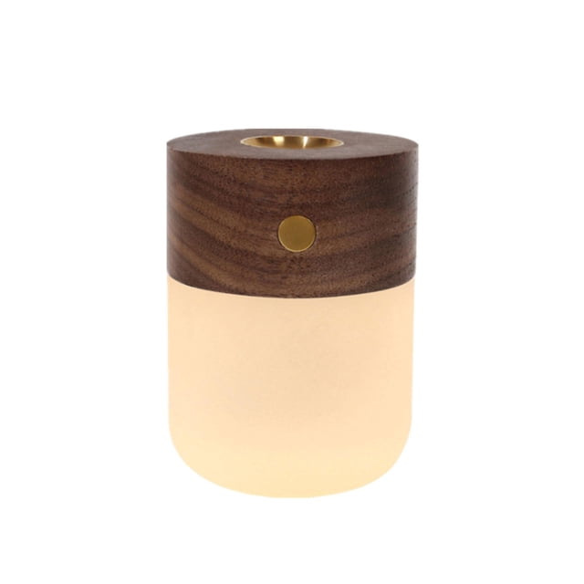 Luz de noche portátil Lámpara de noche USB Lámpara de quemador de aceite esencial regulable para Madera de Zulema Lámpara de quemador de aceite esencial