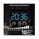 thumbnail image 3 of Reloj De Pared Digital Con Termómetro, Alarmas Y Calendario Belug Negro, 3 of 5