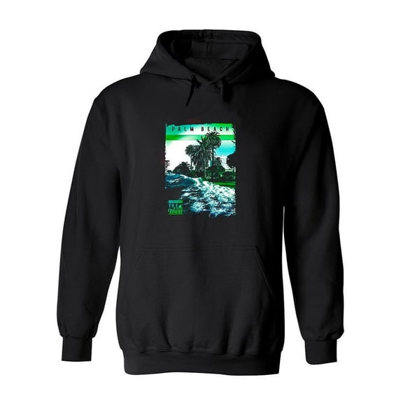 Palm Beach, Florida Hoodie Men -Image by Shutterstock, Male Small