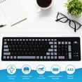 thumbnail image 4 of Teclado de Silicona Portátil, Silencioso y Plegable, USB, Flexible, Suave, Impermeable, Enrollable, para PC y Portátil., 4 of 9