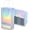 48, variant on 24 count Paper Bags with Handle, Iridescent Bag Glossy Holographic Goodie Bag Handbag Bulk for Shower Christmas Birthday Party Favor, 8.3 x 4.7 x 3.1 Inch