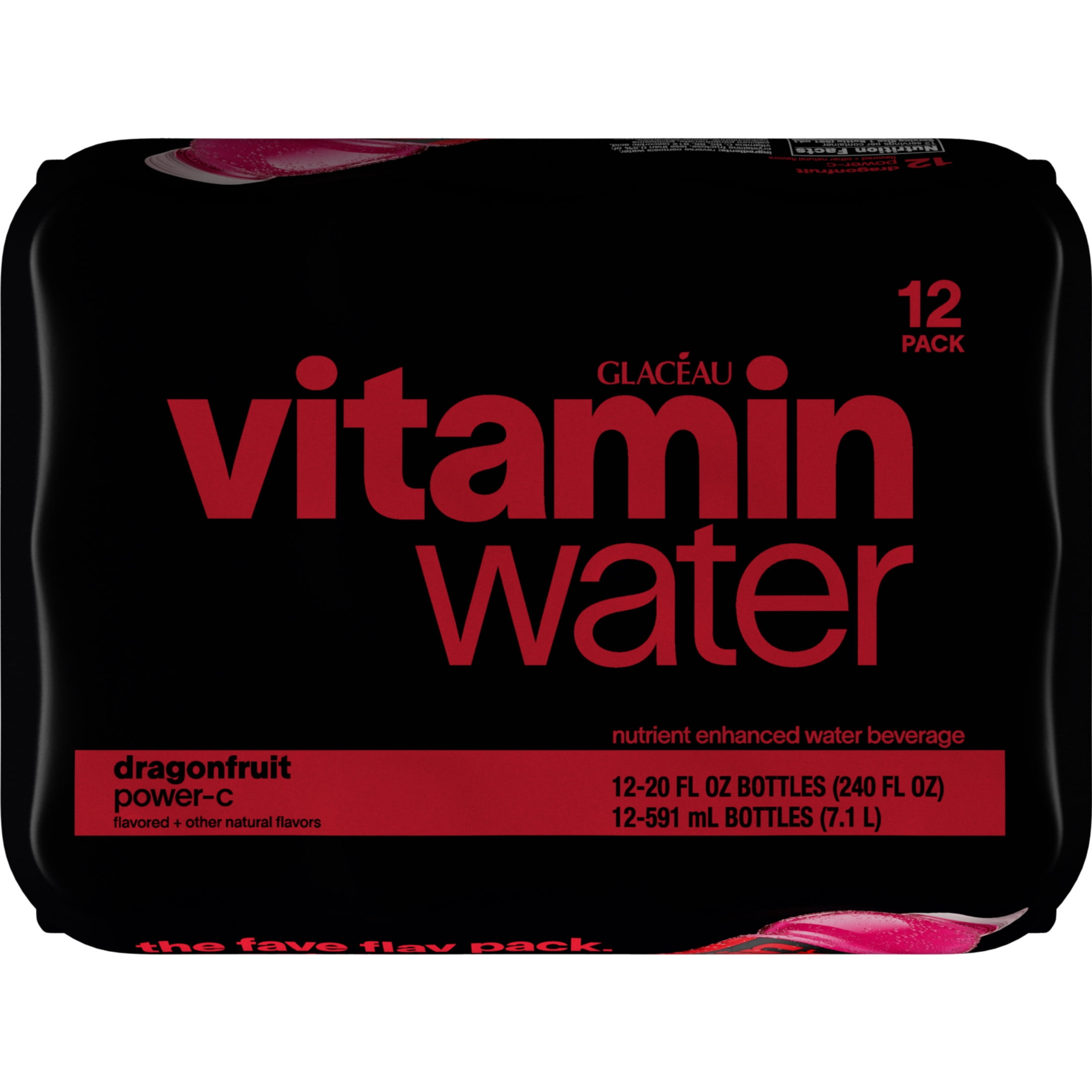 vitaminwater power-c, dragonfruit Bottles, 20 fl oz, 12 Pack