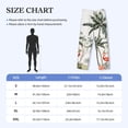 thumbnail image 6 of Kdxio Flamingo Palm Trees Print Men's Sleep Pajama Pant Lounge Pants with Pockets, 6 of 8