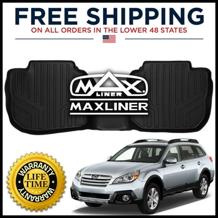 MaxLiner 2nd Row All-Weather Floor Mat Liner BLACK For Subaru Outback