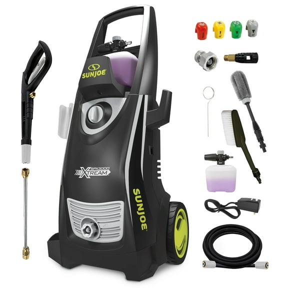 Open Box Sun Joe Electric Pressure Washer, Power Washer w/ Wheels, SPX3000-XT1