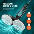 thumbnail image 3 of Pursteam ScrubMaster Steam Mop with Dual Scrubbing Head, LED Headlights, Adjustable Steam Control, Anti-Slip Swivel Head, Cable Holder & Upright Lock, 3 of 9