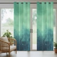 thumbnail image 6 of Ombre Green Cloud Sky Outdoor Curtains for Patio Waterproof, Starry Night Sky Gradient Nature Grommet Curtains for Porch Outside Privacy Drape for Gazebo Garden Pergola, 2 Panels, 54x84in, 6 of 9