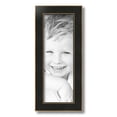 thumbnail image 2 of ArtToFrames 6" x 17" Honors Black with Gold Picture Frame, 6x17 inch Black Wood Poster Frame (WOM-5158),  Pack, 2 of 7
