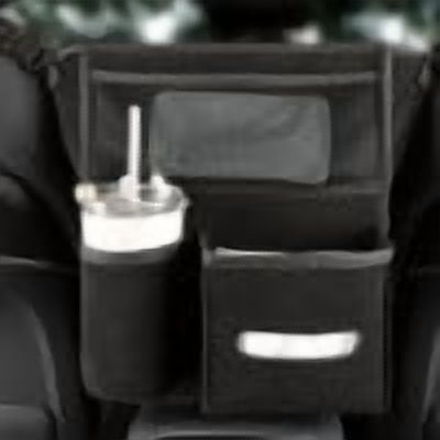 Bolsa organizadora para coche entre los asientos delanteros, organizador de malla para coche, para bolso, cartera, pañuelos, fácil de instalar